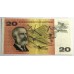 AUSTRALIA 1968 . TWENTY 20  DOLLARS BANKNOTE . PHILLIPS/RANDALL
